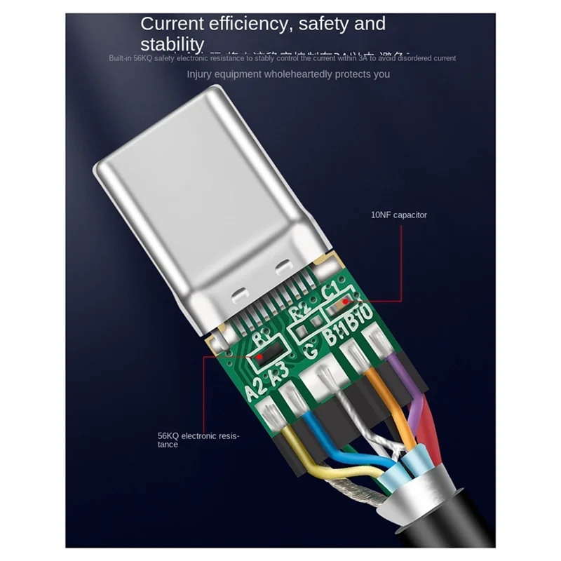 USB3.2 10 Гбит/с Тип C Кабель USB A к Type-C 3.2 Передача данных SSD для жесткого диска PD 60 Вт 3A