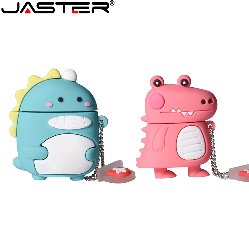 

JASTER New Cartoon Cute Animal Shape USB 2.0 Flash Drive 32GB 16GB 8GB 4GB Pen Portable Memory Stick Wedding Photography Gifts