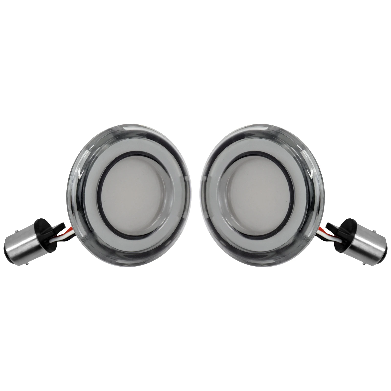 2xMotorcycle Bullet Style 1157 Turn Signal Conversions LED Panel Light For Harley Sportster XL883 Dyna Softail Touring Road King |
