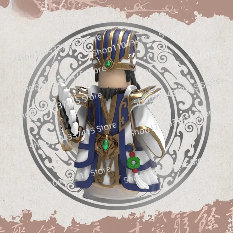 MOC мультяшная кукла третья вечеринка Шу Хан Волуг Zhuge Liang Zhu Gekongming