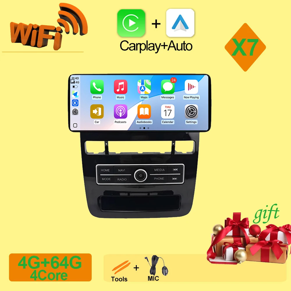 

Автомагнитола Android 15 с CarPlay и GPS-навигацией для Volkswagen Touareg 2011-2017, DSP стерео, мультимедийный плеер, экран 2.5D, WiFi, Bluetooth