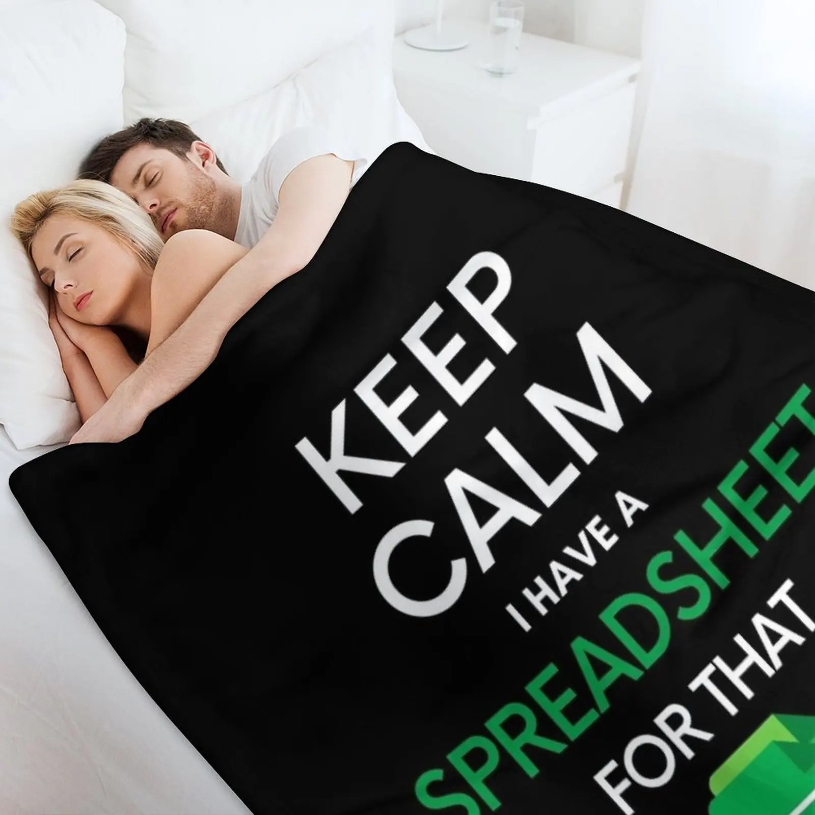 Keep Calm У меня есть аркуш для этой - Microsoft Excel // Google Sheets Плед Симпатичные плед-одеяла