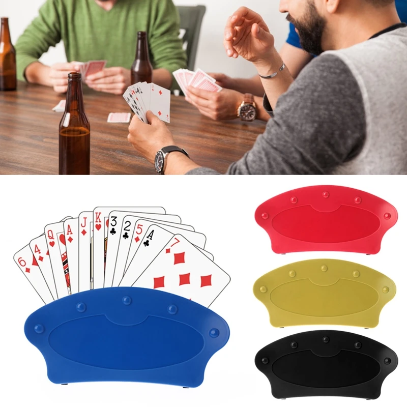 

4pcs Playing Card Holders Poker Stand Seat Lazy Poker Base Game Organizes Hands dropshipping