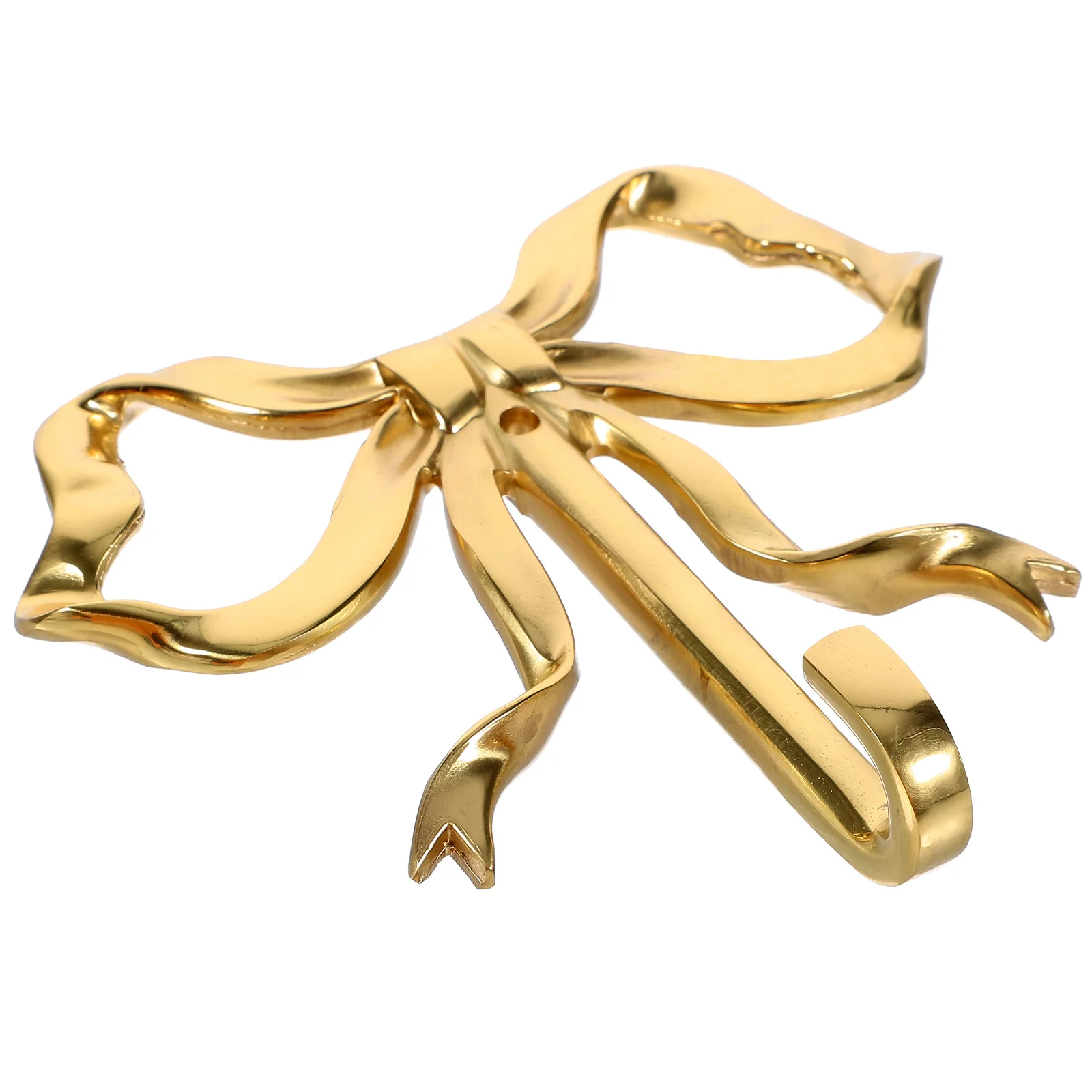 Крючок с бантом Крючки для одежды Латунный декор Настенная вешалка Дизайн товары