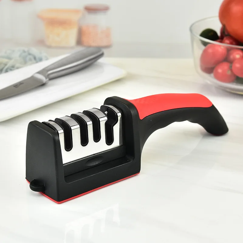 3/4-Stage Type Household Professional Sharpener Replaceable Kitchen Scissors for All Knife Gadgets |