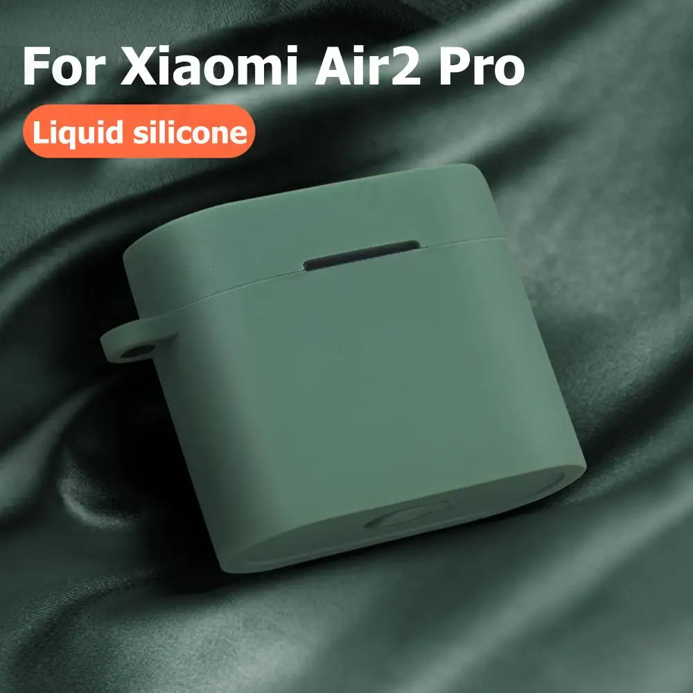 

For Xiaomi Mi Air 2 Pro Case TPU Cover For Xiaomi Air 2 Pro Cover Wireless Bluetooth Earphone Shell Protection Sleeve With Hook