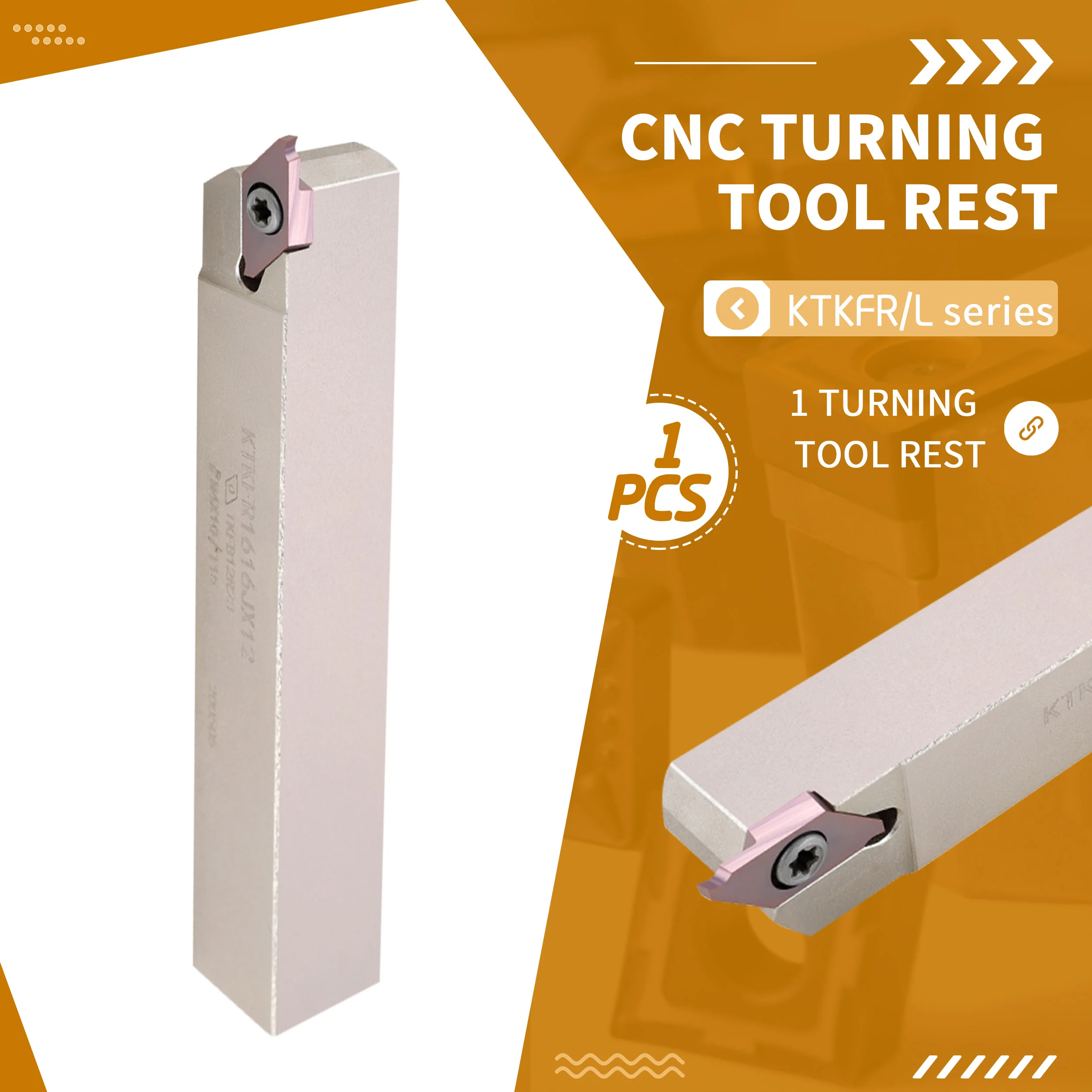 

KTKFR1010JX12 B-KTKFL1212 KTKFR 1616JX16/2020 CNC Lathe External Cutting Groove Spring Steel Turning Tool Holder Use TKFB insert