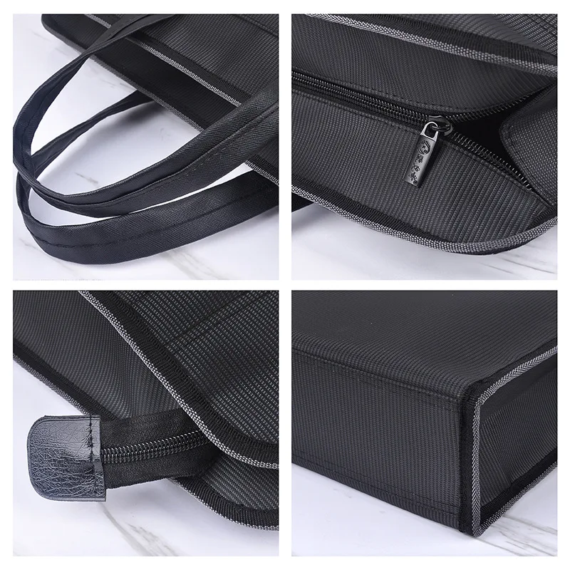 Двухслойная офисная портативная папка для документов большой емкости материал A4