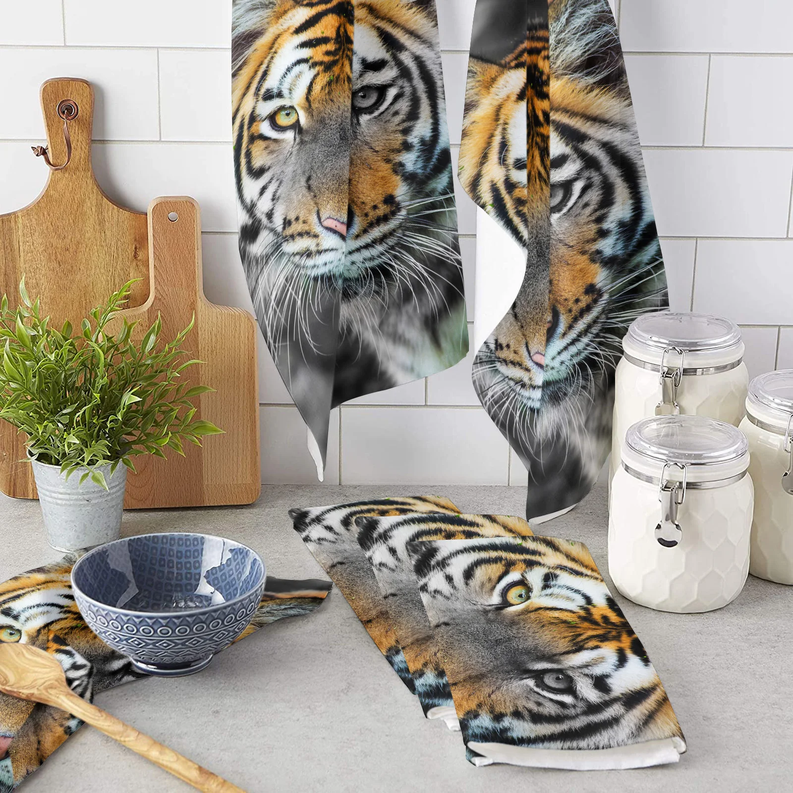 

Кухонное полотенце из микрофибры в виде диких животных