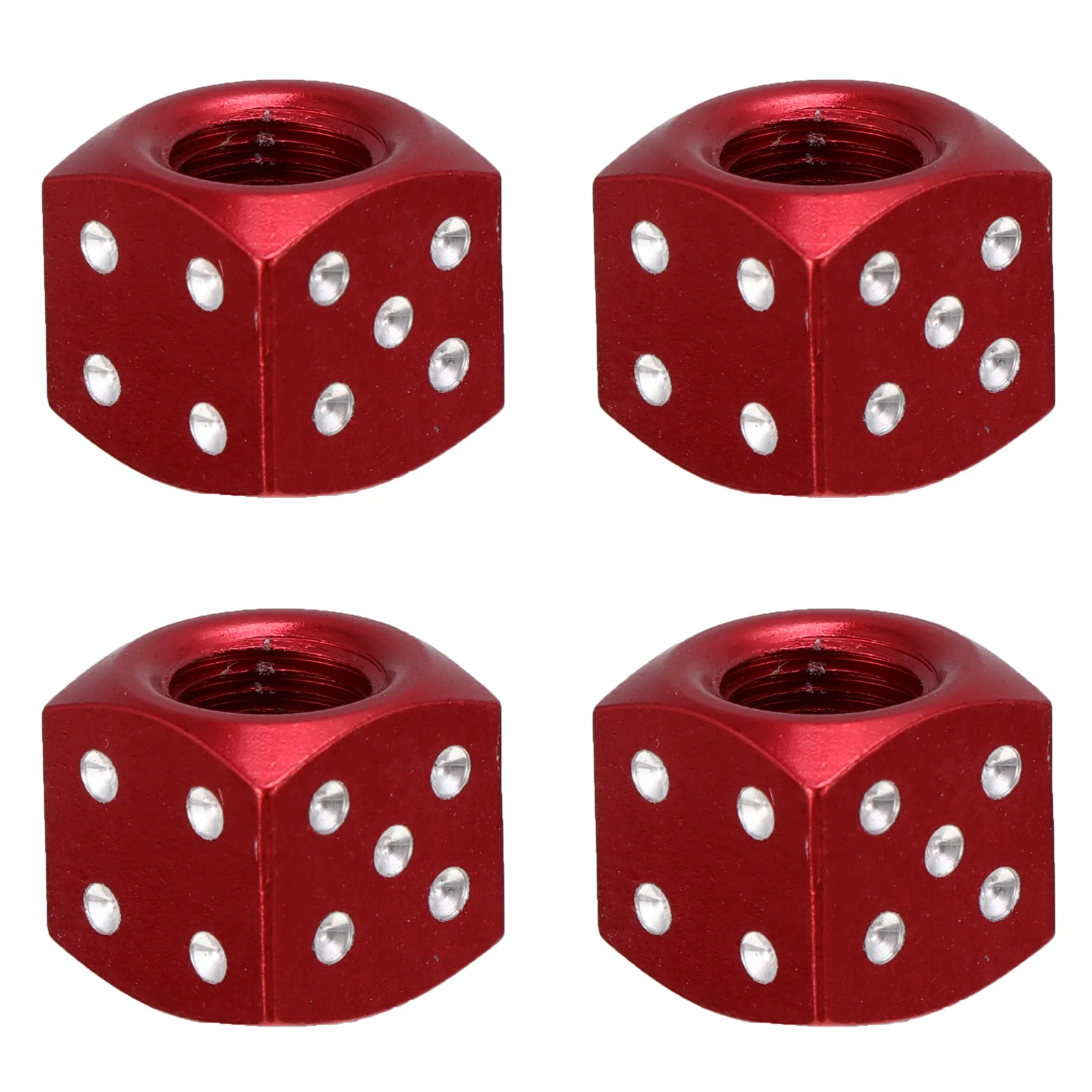 

4pcs Universal Tire Valves Caps Bike Tire Valves Dust Covers Tire Parts (Red)