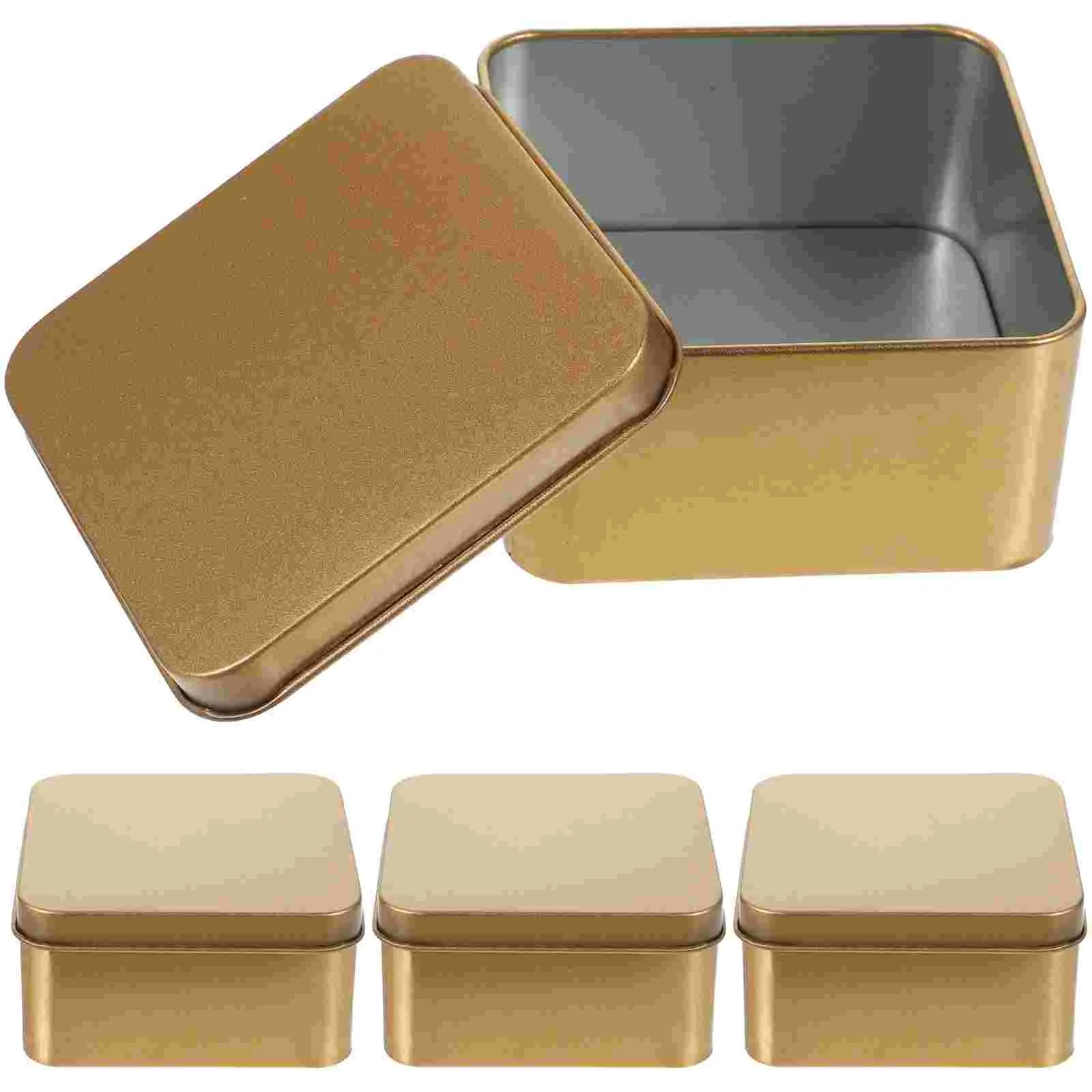 

10Pcs Tinplate Candy Box Small Cookie Boxes Snacks Chocolate Containers