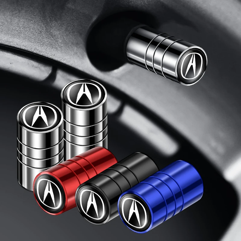 

Колпачок клапана для автомобильных шин из алюминиевого сплава, 4 шт., для Acura RDX Integra TLX CDX MDX RDX ZDX TLX TLX-L RLX TSX RSX NSX