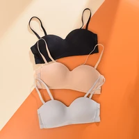 roseheart new for women gray skin white wireless padded bras push up bralette one piece bras invisible cup a b c underwear