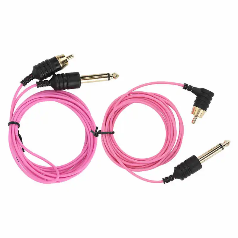 

Tattoo Machine Clip Cord RCA Tattoo Clip Cord TPE Shell for Tattoo Machines