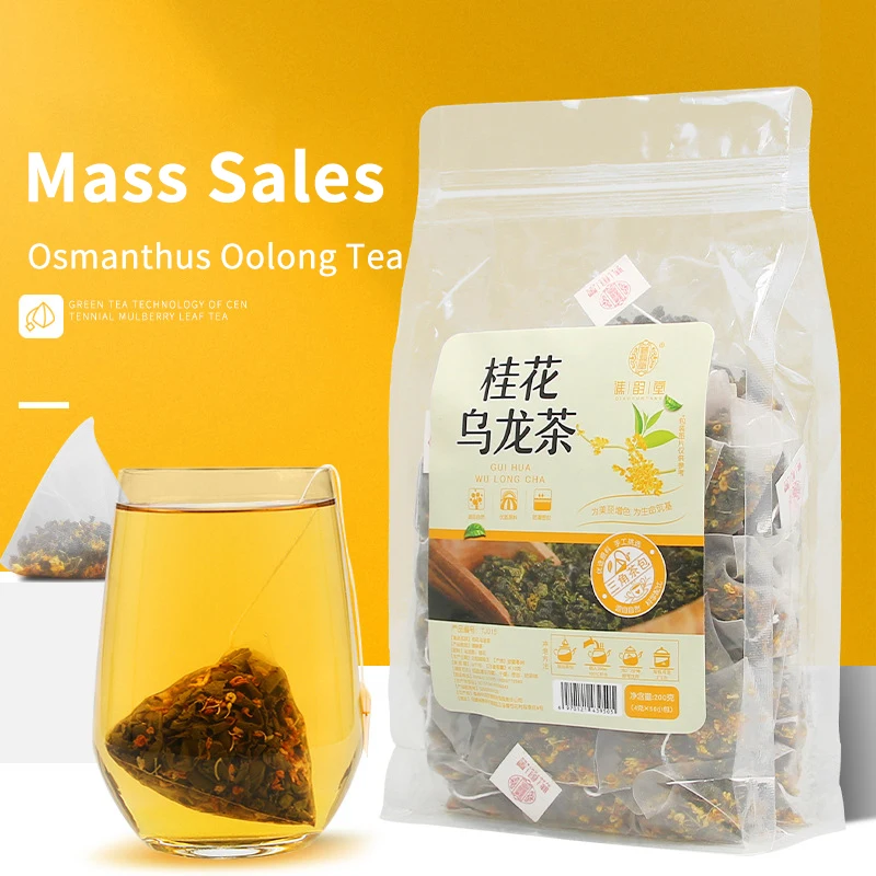 

(Объемная упаковка) чайный треугольный пакетик Osmanthus osmanthus oolong, чайный комбинированный ароматизированный пакетик