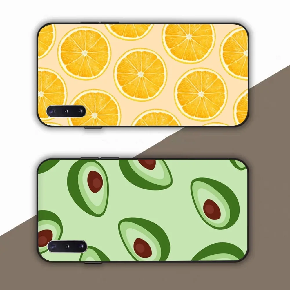 Fruit Lemon Cherry Phone Case For Samsung Note 8 9 10 20 Pro Plus Lite M 11 30 21 31 51 A 22 42 02 03