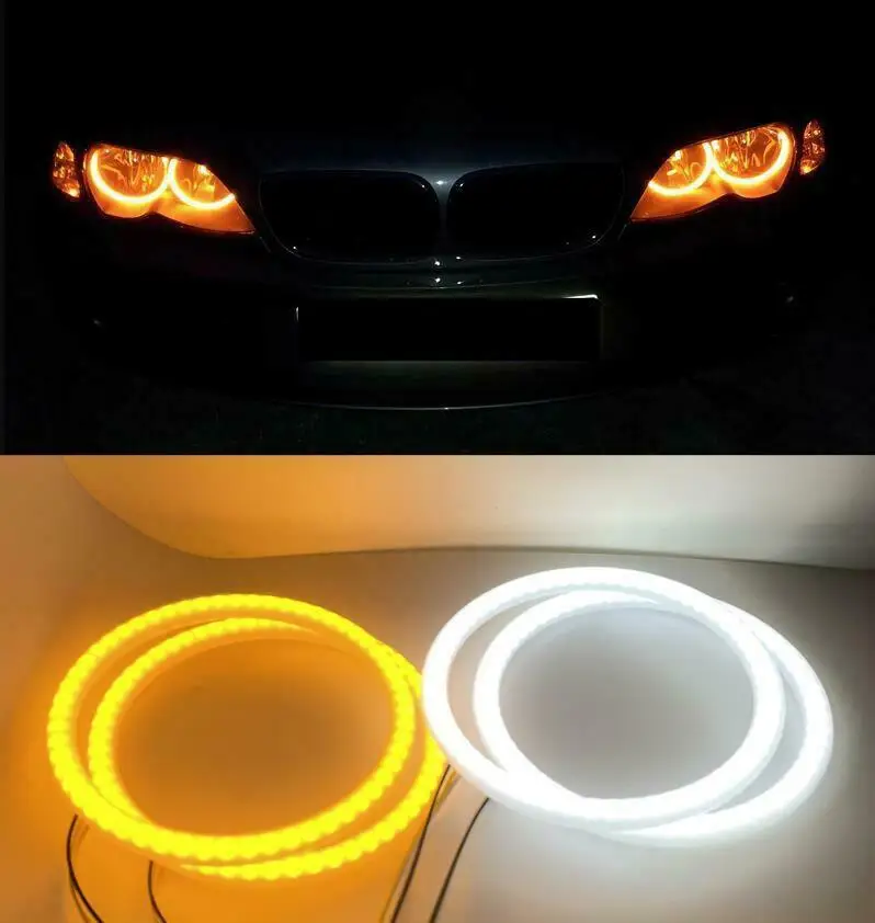 

4pcs CCFL LED Angel Eye Headlight Halo Ring For BMW E46 E39 E36 3 Series