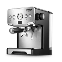 gemilai crm3605 small espresso coffee machine home office for fresh powder semi automatic 15bar pumping and milk foaming steam
