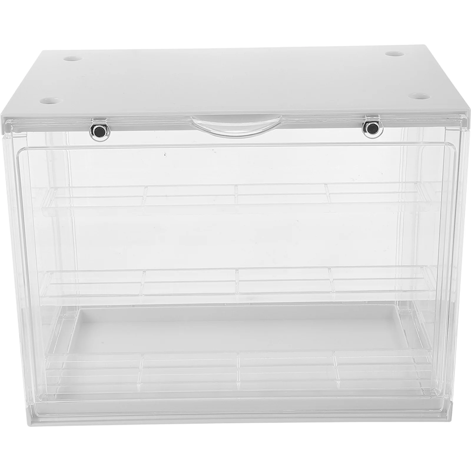 

Model Storage Case Handicrafts Figurine Holder Clear Display Container Statue Box