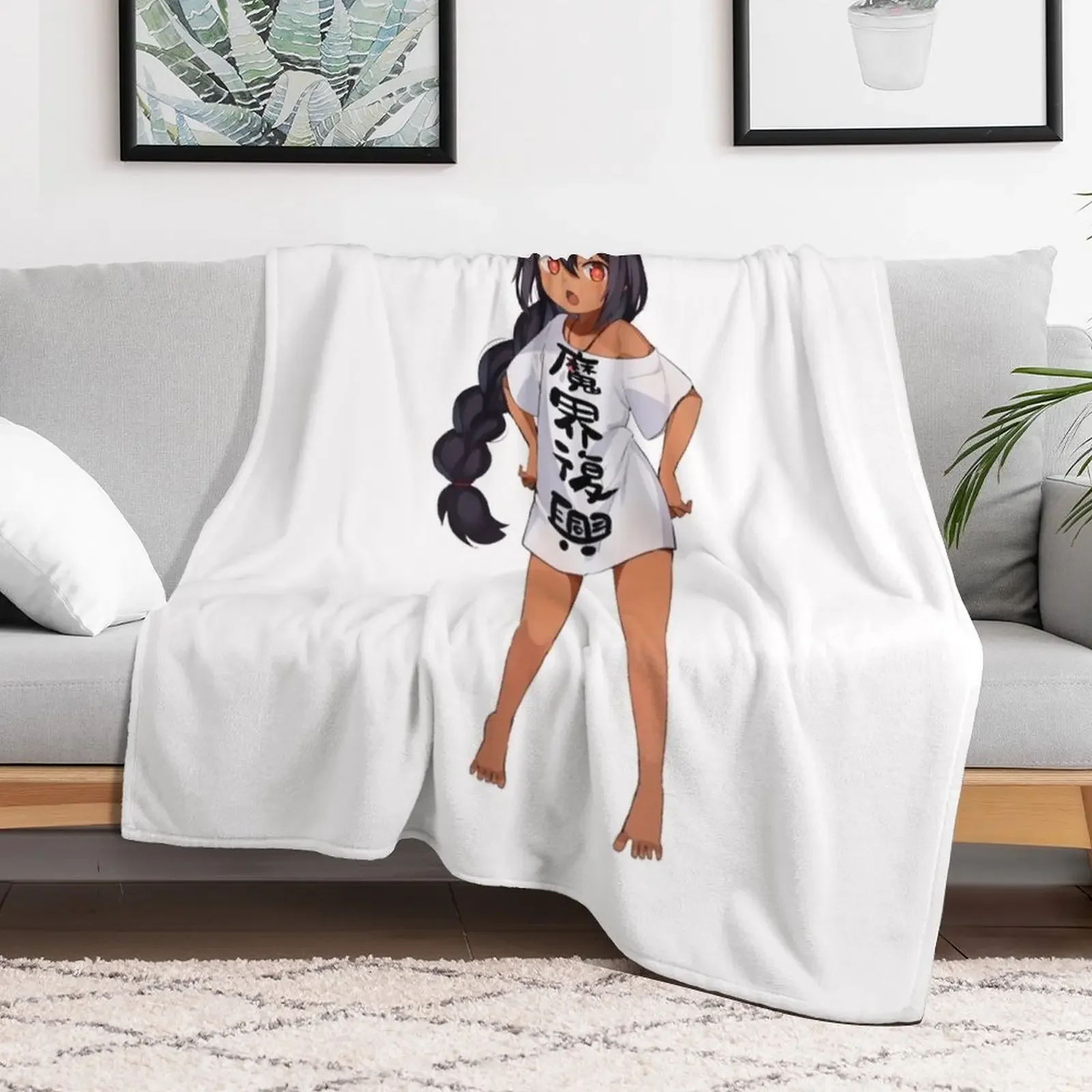 Jahy-sama плюшевый плед