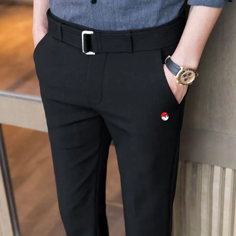 2022 Autumn Golf Clothing Pants for Men Business Casual Golf Trousers Man's Waist Elastic Pants Golf Wear Male Golf Pants