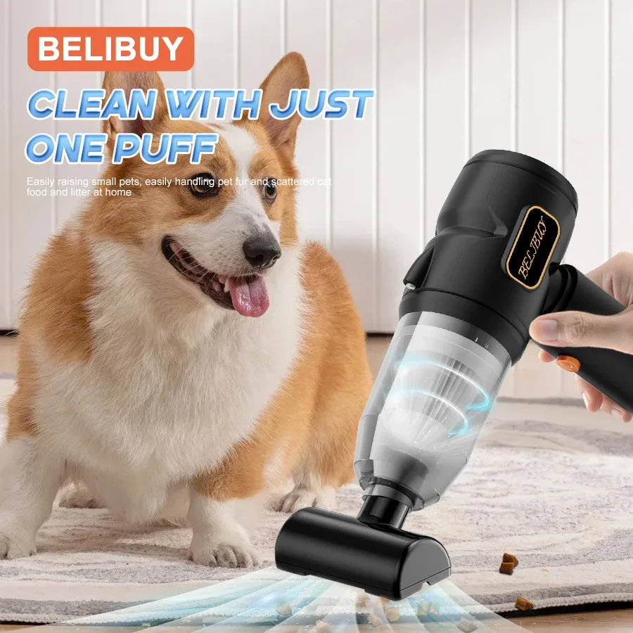 Фото BELIBUY автомобильный пылесос портативный небольшой пылесос для многоцелевых автомобилей небольшой бытовой ручной автомобильный пылесос №2