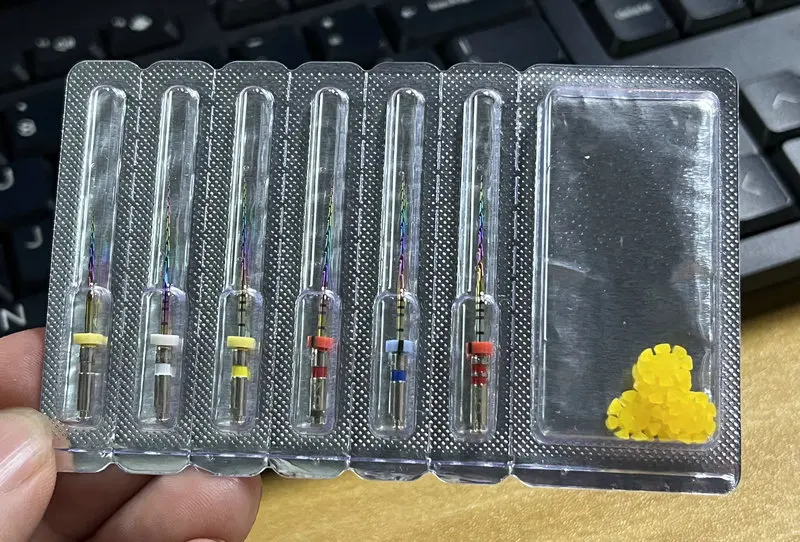 Стоматологические роторные радужные файлы аксессуары супер-файлы