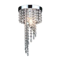 modern chromegolden lustre led crystal chandelier lighting fixture pendant ceiling lamp crystals lampadario lampadari avizeler