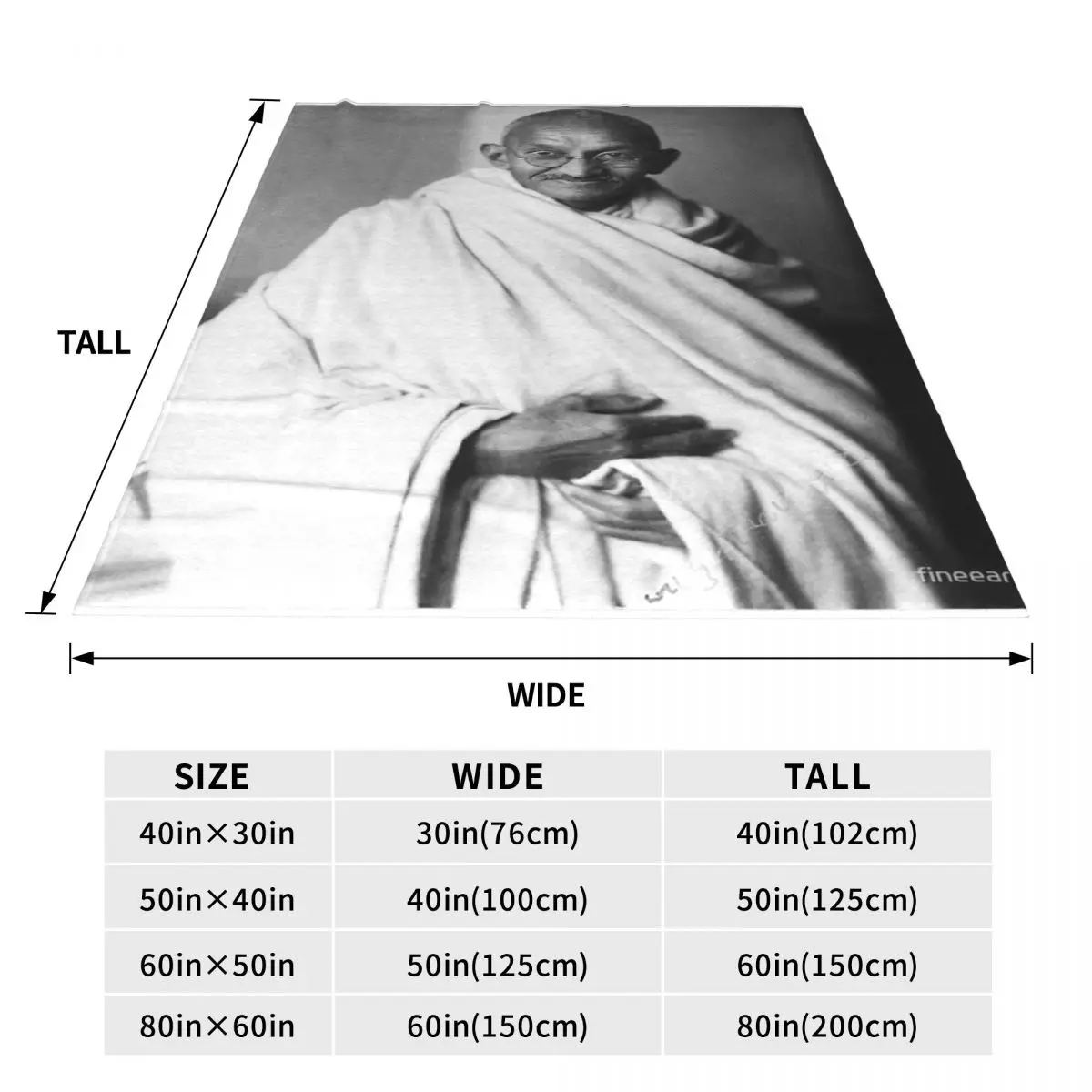 Винтажное одеяло для фотографий Mahatma Gandhi покрывало на кровать плюшевые покрывала