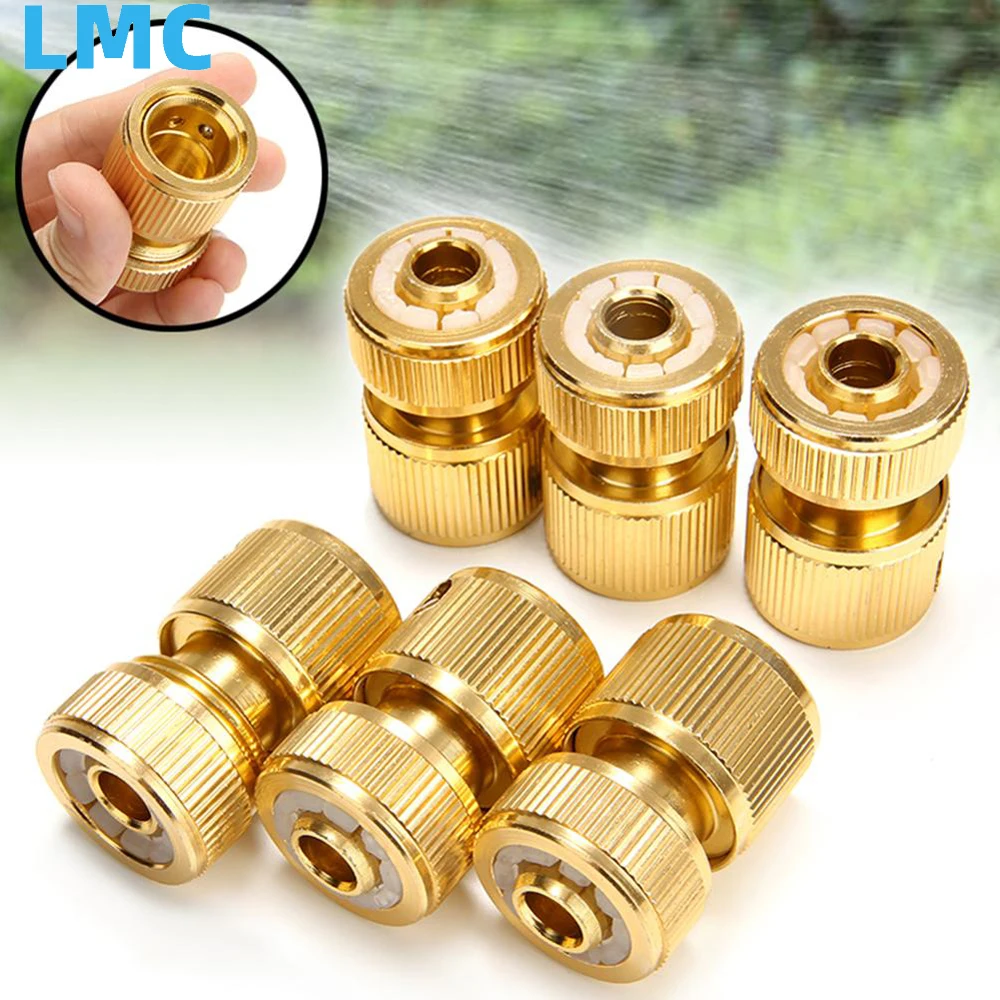 LMC Hose Connector Quick Connect Swivel Connector Garden Hose Coupling Systems For Watering Lrrigation Gardening Tools And Equip