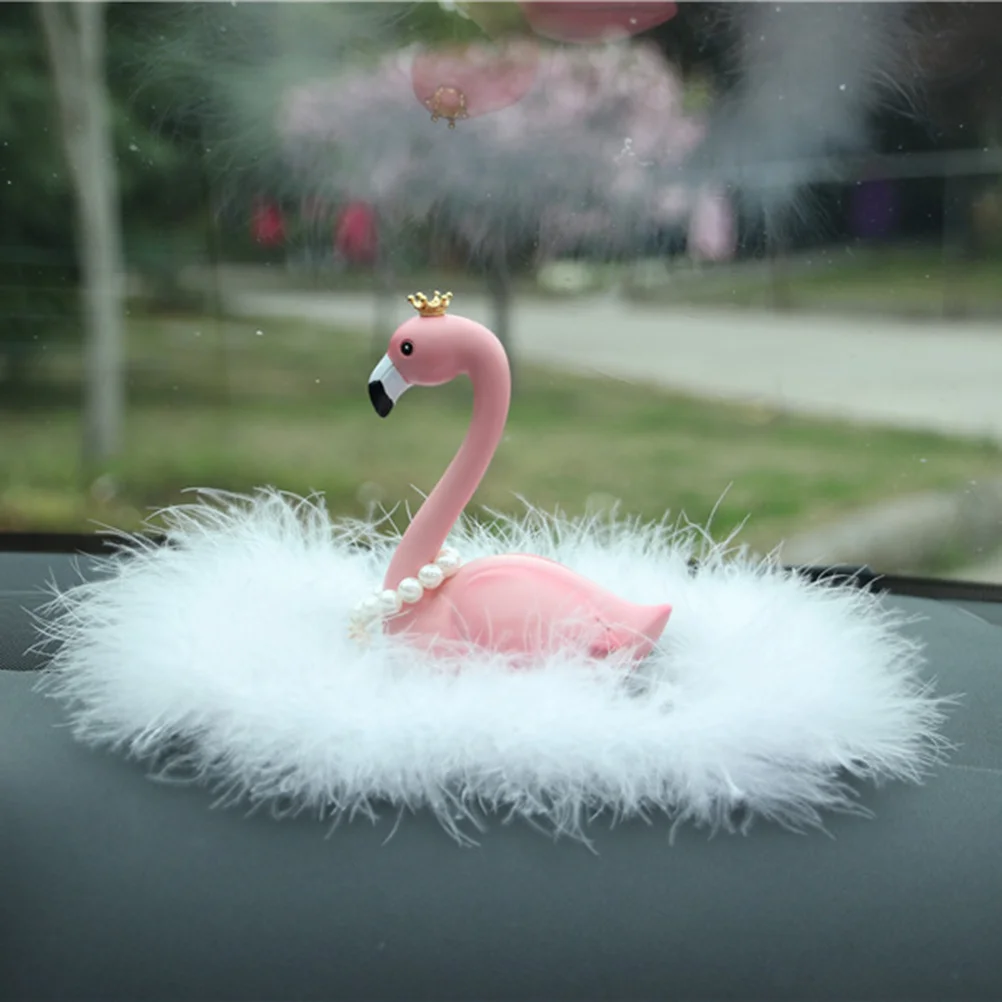 

Car Decoration Round Eyes Creative Love Bird Pattern Tightened Hanging Decor