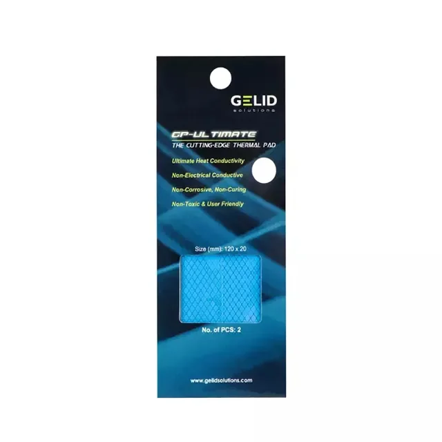 

Solutions GP-Ultimate 15W/MK Thermal Pad for CPU GPU Motherboard Graphics Card Multi-size Silicone Grease pad