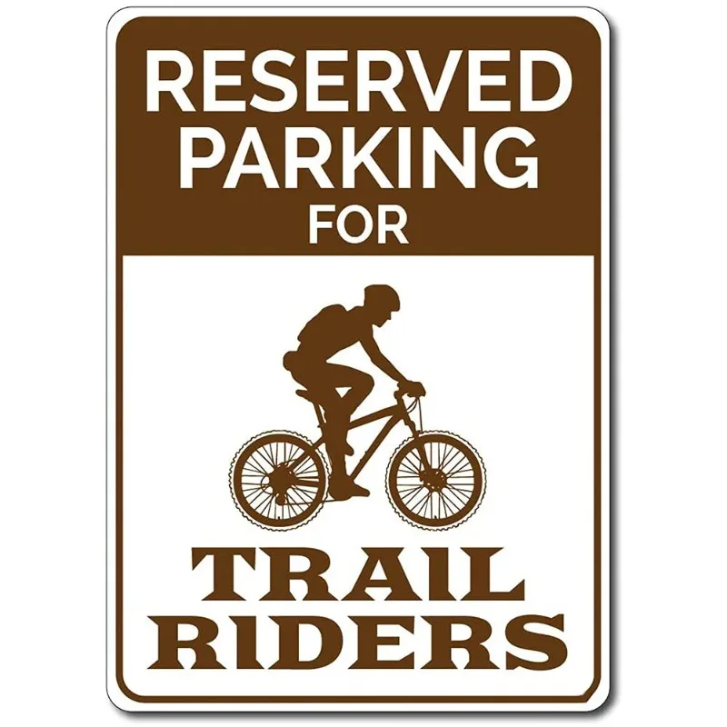 

Trail Rider, Gift for Biker, Biking Metal Sign Parking Signs Metal Poster,Deck Sign,Metal Signs Vintage Funny,Wall Decorations