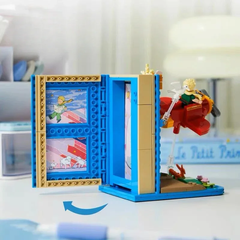 Маленький принц самолёт книжка в сборе строительные блоки коллекция игрушек