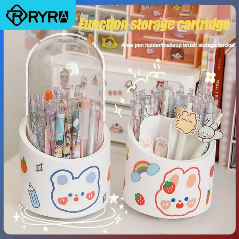 

Настольная подставка для хранения косметических кистей, помада, 1 портативная вращающаяся Кисть для макияжа, карандаш для теней, бровей