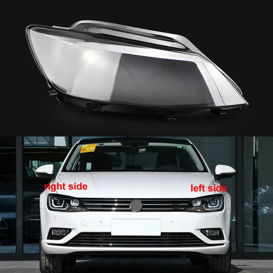 

Для Volkswagen VW Lamando Xenon светодиодный 2015-2018 крышка фары налобный фонарь корпус абажур объектив оргстекл автозапчасти