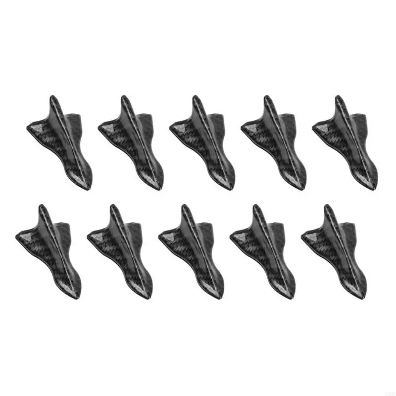 R58D 10PCS Universal Car Shark Fin Diffuser Vortexs Обновления генератора для использования крыши