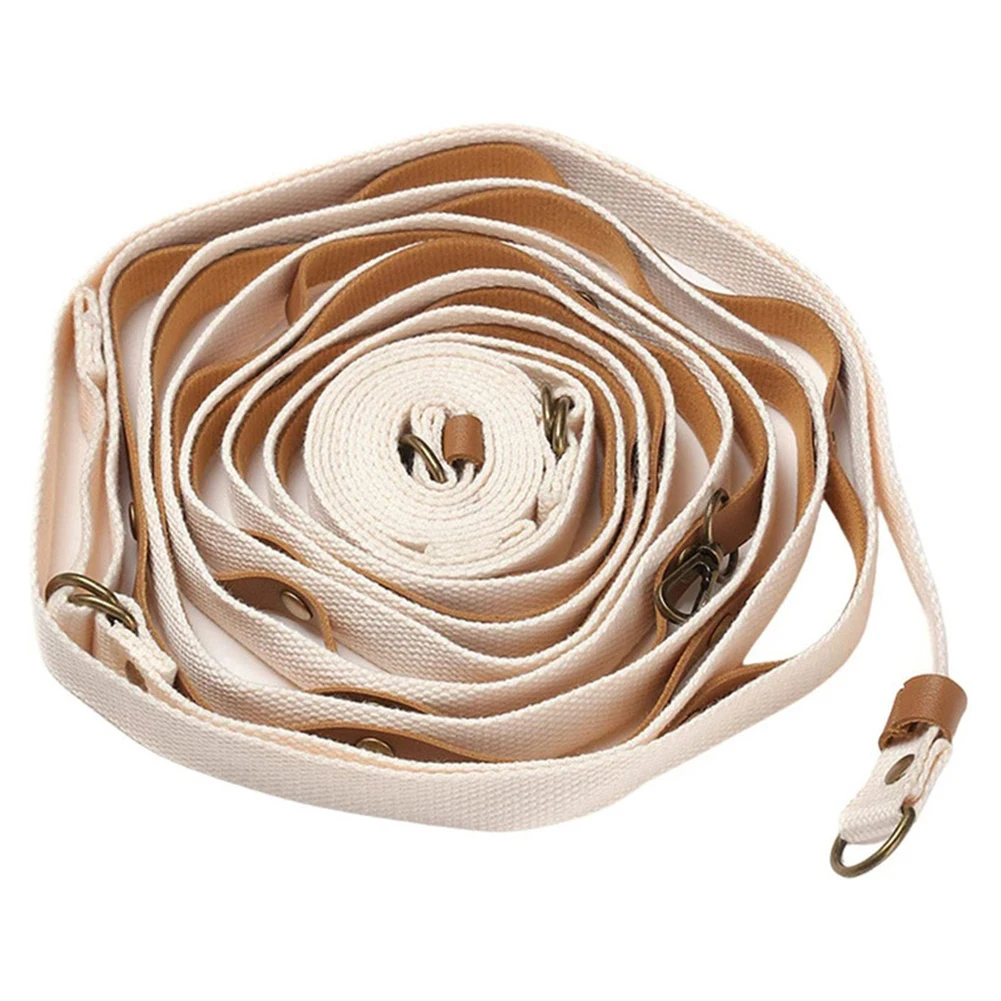 

Brand New Storage Lanyard Leather Lanyard 5m Accessories Campin Canopy Clothesline Khaki/Green Multifunctional