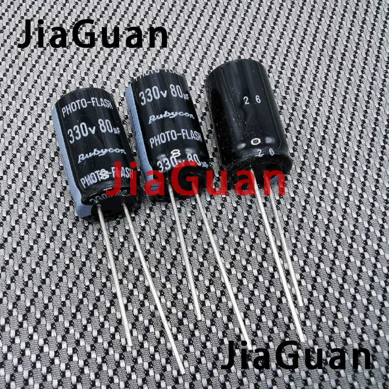 Новинка 10 шт. фотовспышка RUBYCON 330V80UF 13x23 мм электролитический конденсатор 80 мкФ/330 в