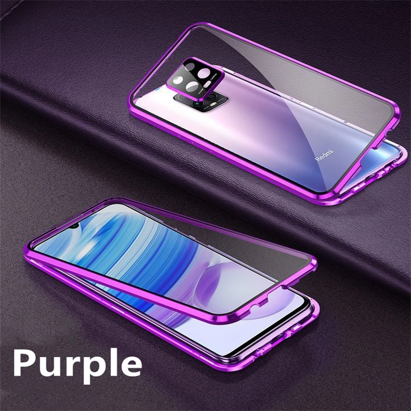

Magnetic Case for Vivo iQoo 11 10 U5X Neo 8 7 6 SE 5S 9 3 Pro Z3 Z1X U3 Double Side Tempered Glass+Camera Protection Case