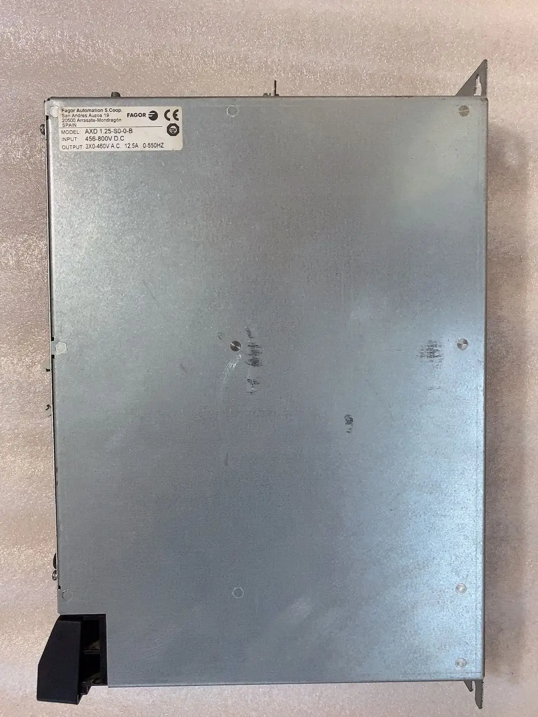 б/у AXD1.25-S0-0-B Сервопривод Fagor AXD1.25-S0-0 быстрая доставка