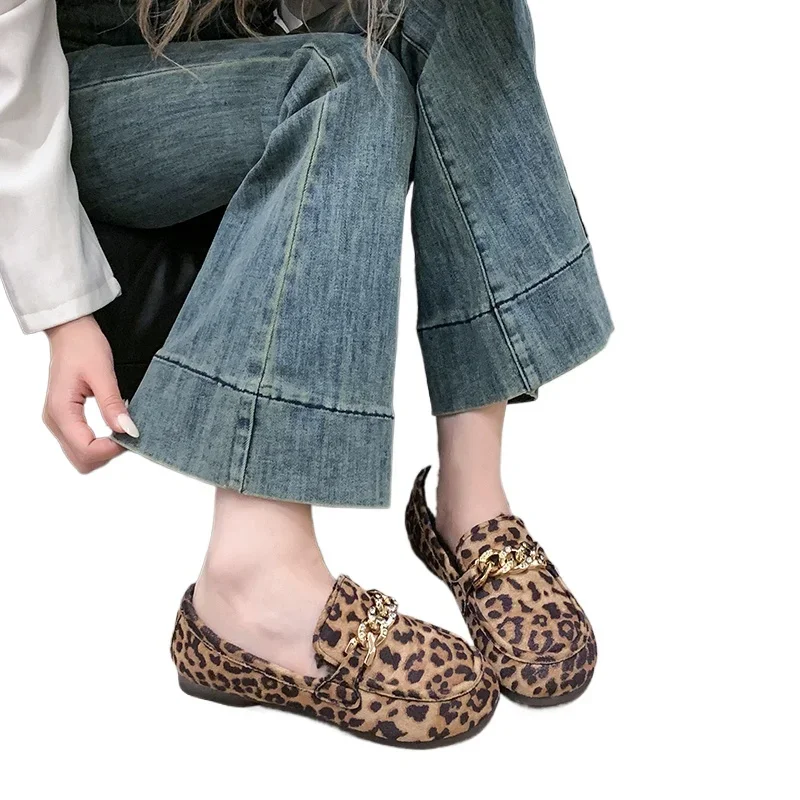 Женская обувь 2024 брендовые лоферы женские туфли на плоской подошве модные