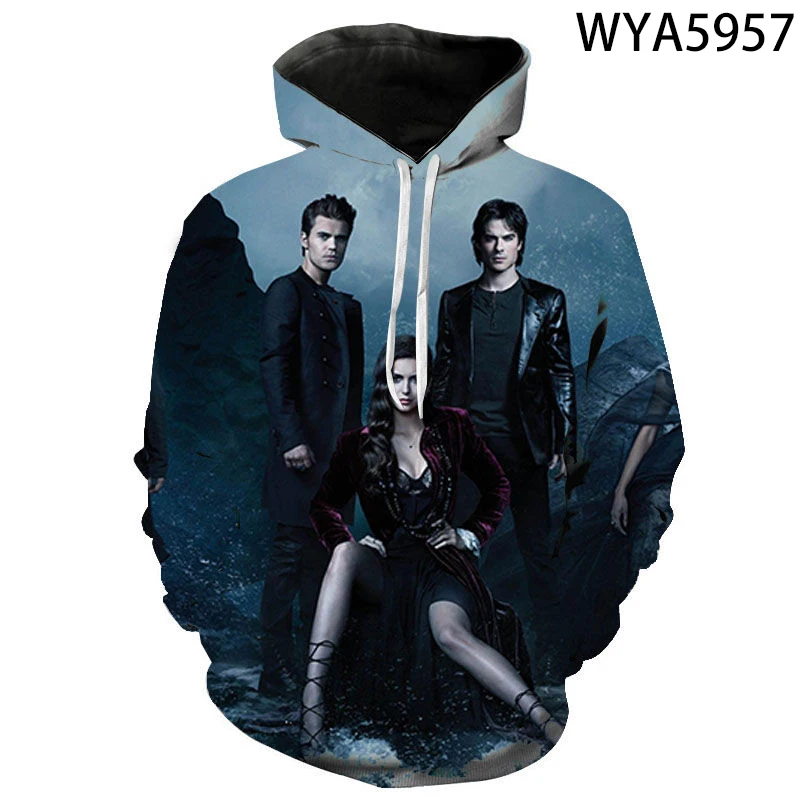 

The Vampire Diaries 3D Printed Hoodies Men Women Children Cool Sweatshirts Fashion Casual Pullover Boy Girl Kids Streetwear Tops