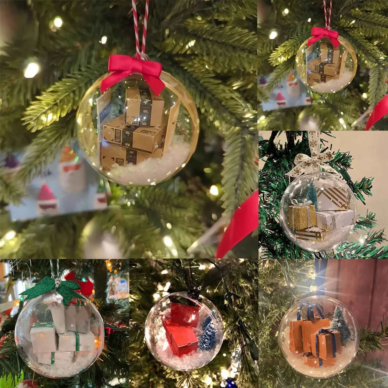 Christmas Ball Tree Decoration Fun Pendant Courtyard Tree Gi