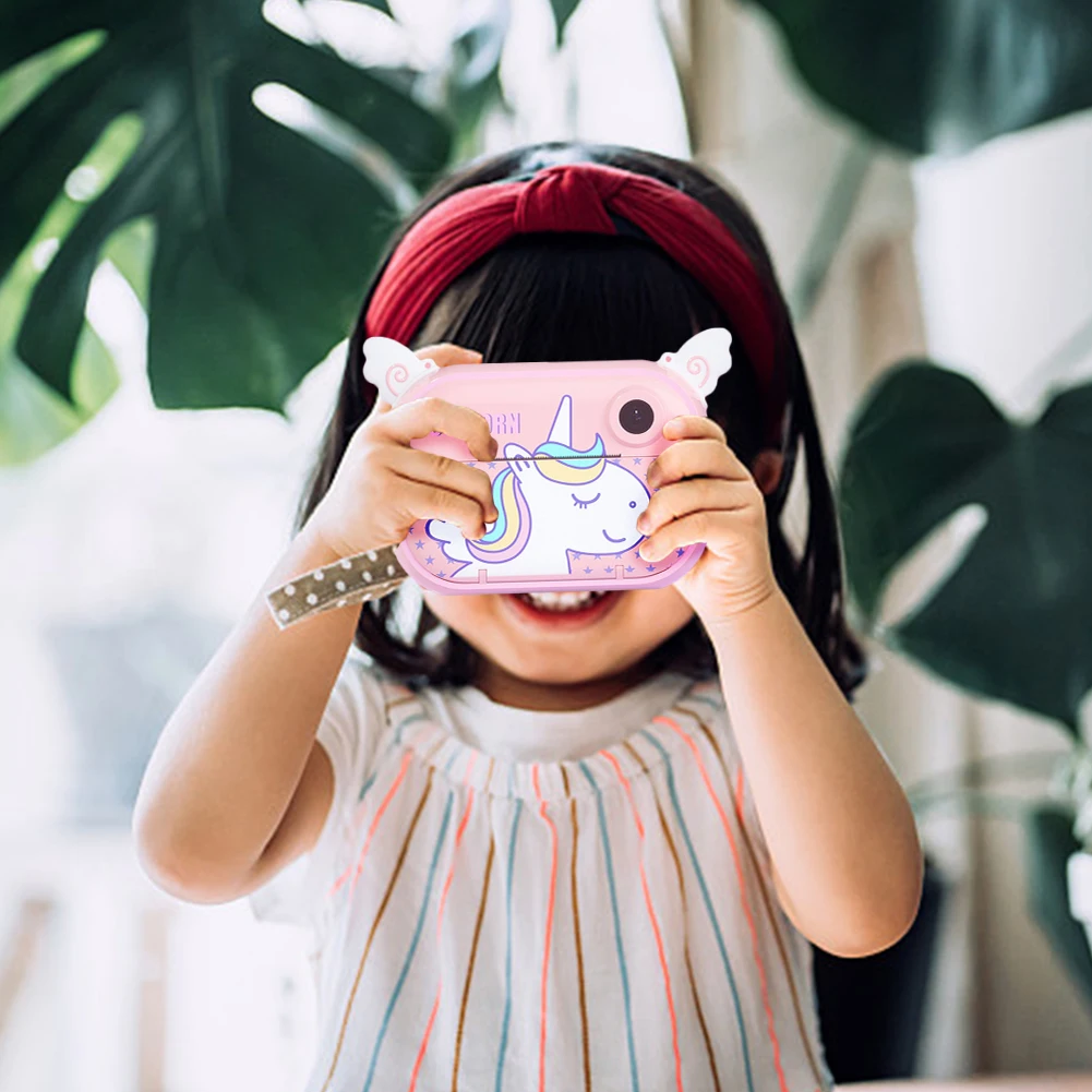 Mini Camera Dual Lens Kids Toys 2.4 Inch Screen Children Camera Photography Christmas Birthday Festival Gifts Educational Toys