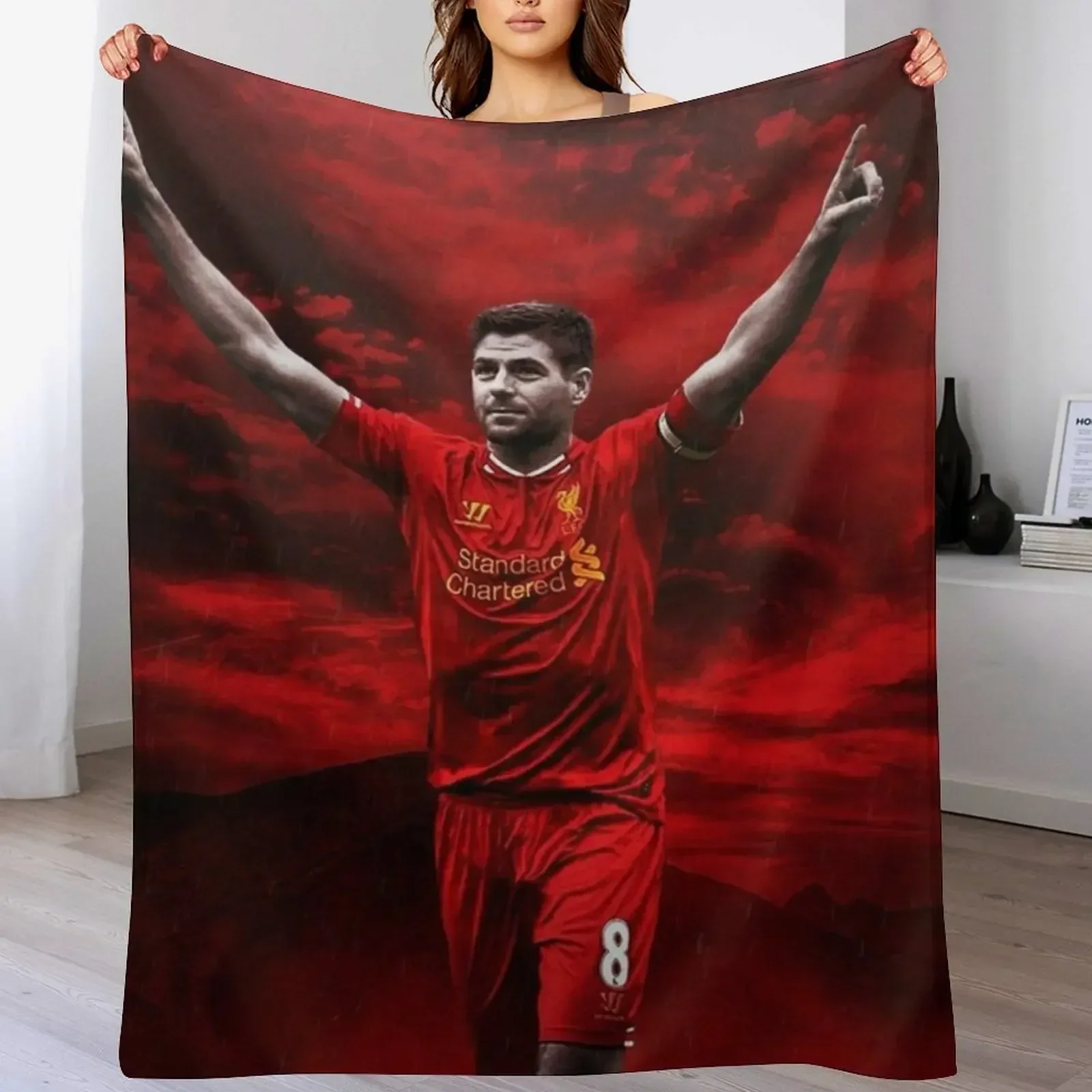 Стивен Джордж Джеррард Художественное пледы Мягкие декоративные одеяла для