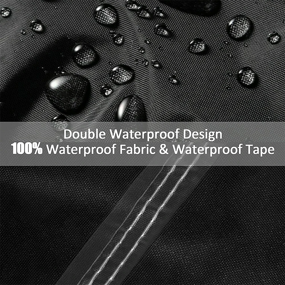 Квадратный чехол из полиэстера для мебели и уличных столов с защитой от пыли