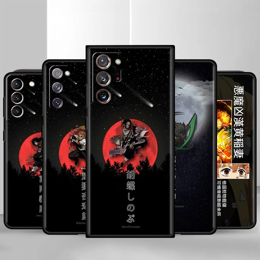 

Demon Slayer Kamado Nezuko Case For Samsung Galaxy S22 S20 FE S21 Ultra 5G Soft Phone Cover S10 Plus S10e S9 S8 Shockproof Capas