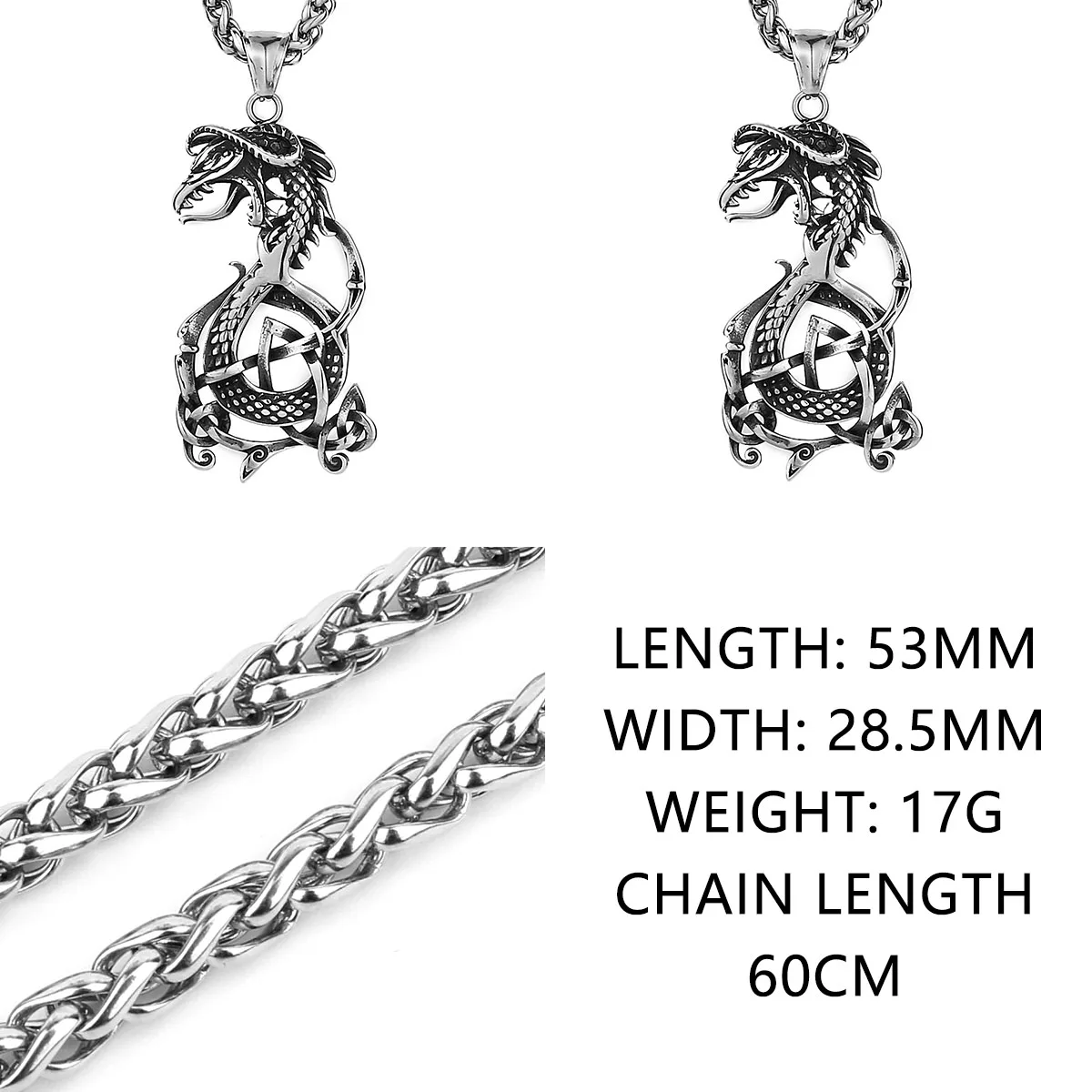 Мужская подвеска из нержавеющей стали |