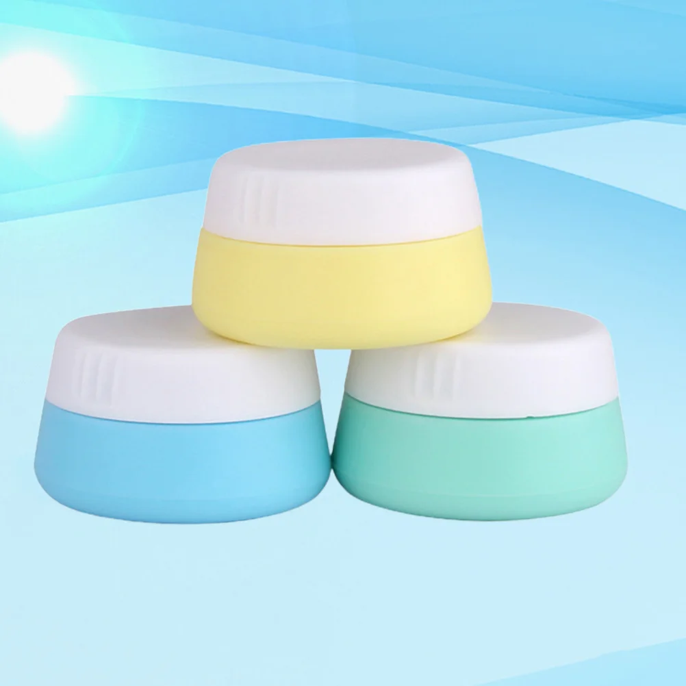 

Lotion Silicone Bottles Bottle Cream Jars Containers Refillable Empty Small Makeup Travel Jar